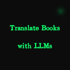 Translate Books with LLMs