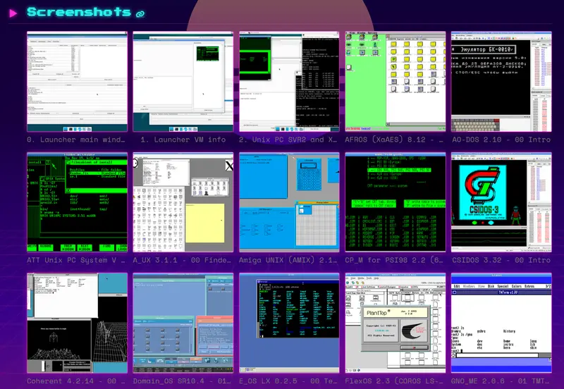 The Virtual OS Museum