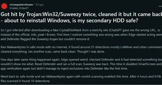警惕!AI 聊天机器人竟成帮凶:SEO 投毒与 DLL 劫持联手打造 GPU 挖矿僵尸网络