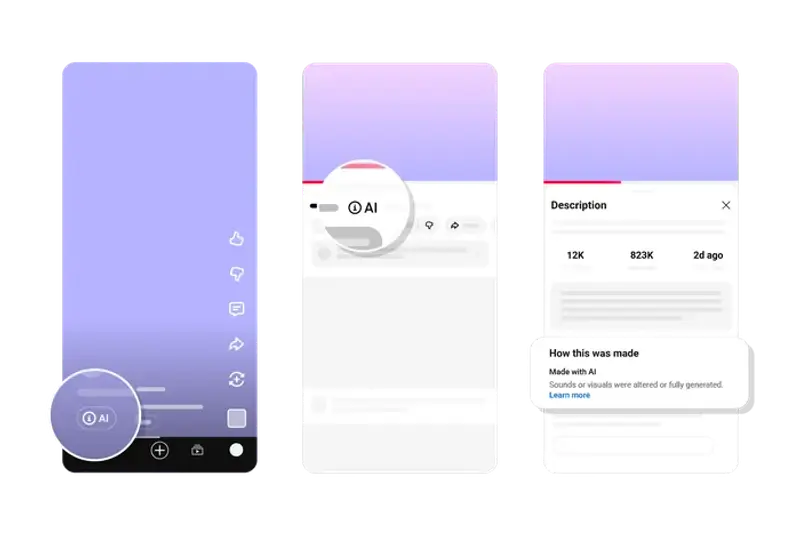 YouTube 新规：AI 视频将自动打标，Veo 生成内容无法申诉