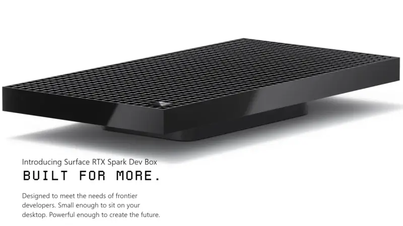 微软发布 Surface RTX Spark Dev Box:搭载英伟达RTX Spark与 128GB 统一内存,本地运行 1200 亿参数模型,挑战云端 AI 计费模式