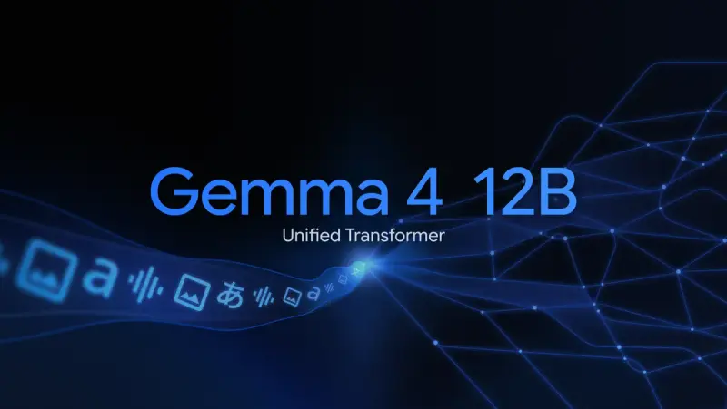 Google DeepMind 发布 Gemma 4 12B:首款原生音频处理的无编码器多模态模型,16GB 内存即可运行智能体工作流,Apache 2.0 开源