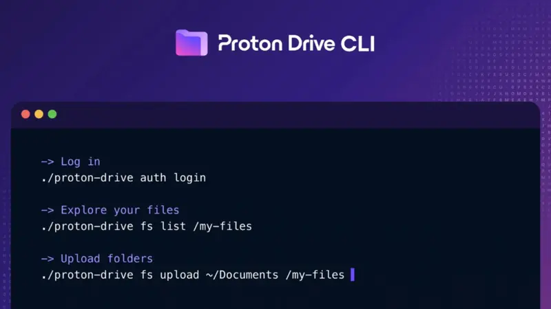 Proton Drive CLI