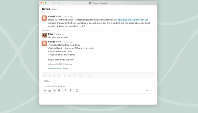 Anthropic 推出 Claude Tag:Slack 中的“常驻”AI 同事,拥有持久记忆与主动意识