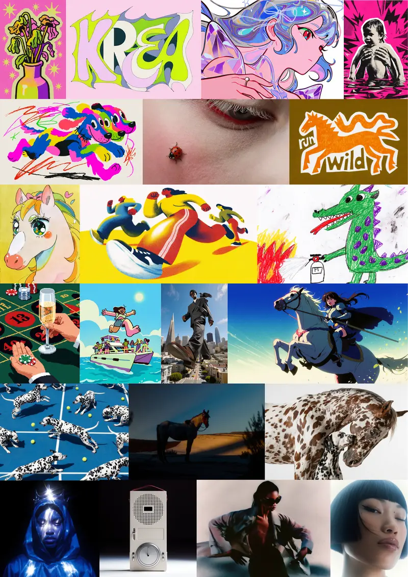 Krea AI 开源 Krea 2：120亿参数 DiT 模型，首创“Raw训练+Turbo推理”双模型策略