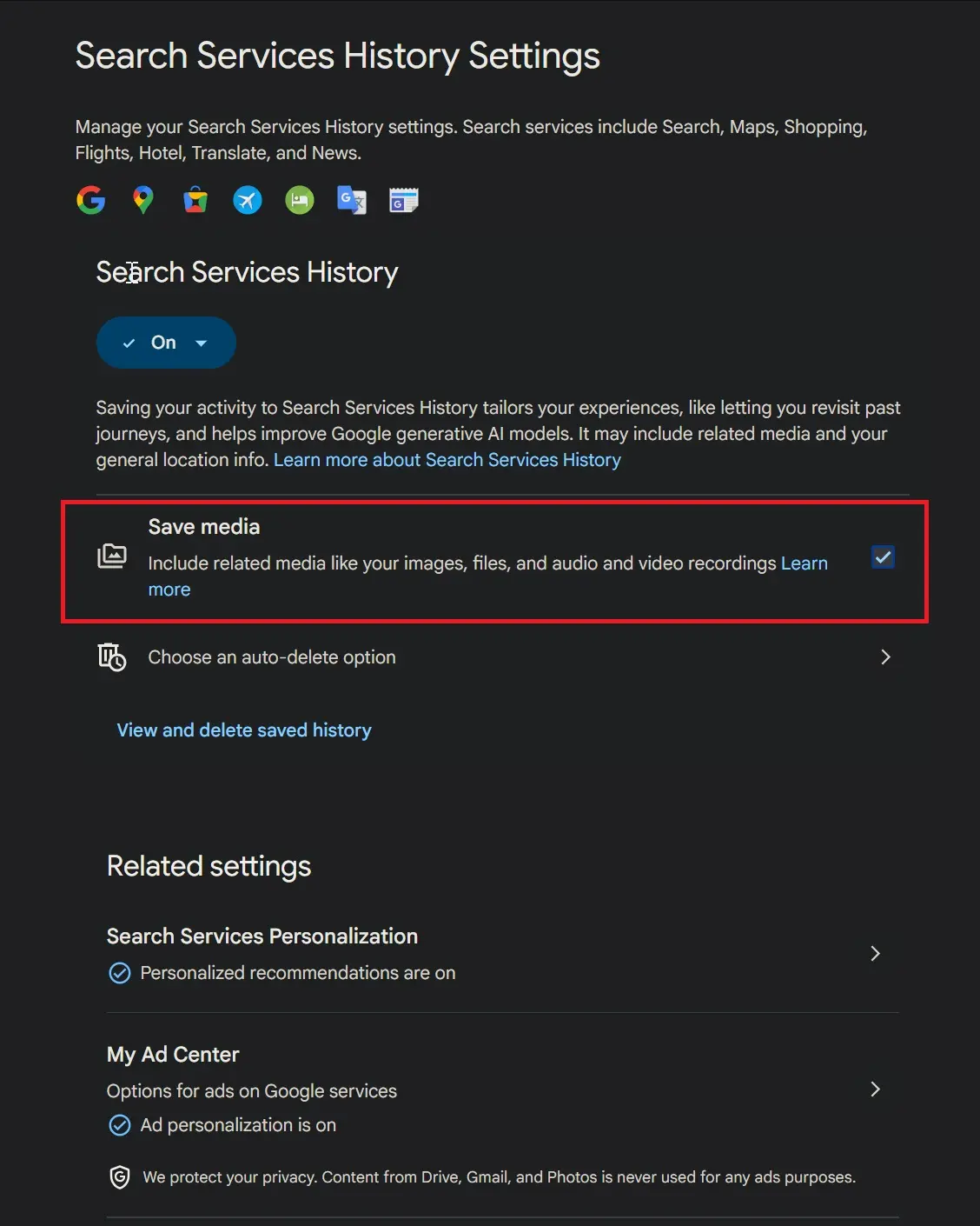 Google 拆分隐私设置:搜索记录与个性化推荐实现独立管理,媒体数据默认保存引关注