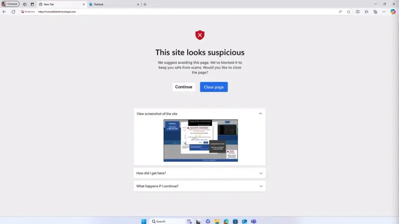 Microsoft Edge for Business 安全升级:内置“看屏”AI 模型与强化 DLP 策略