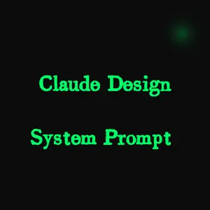 Claude Design System Prompt
