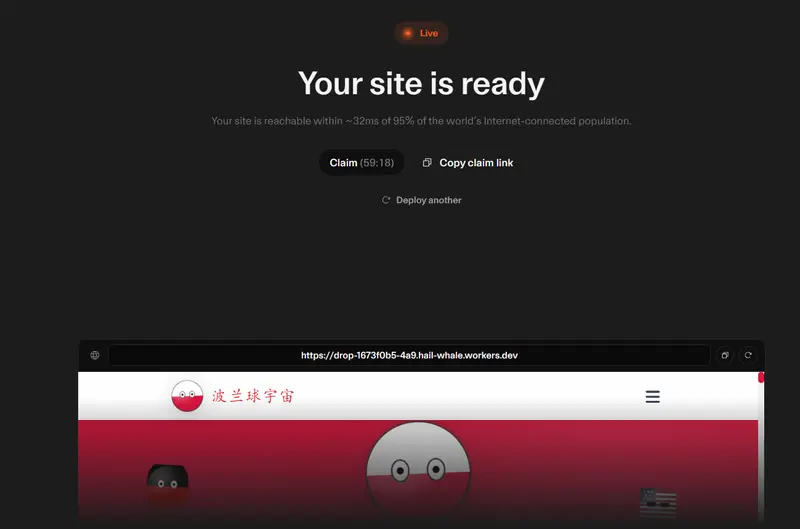 Cloudflare Drop