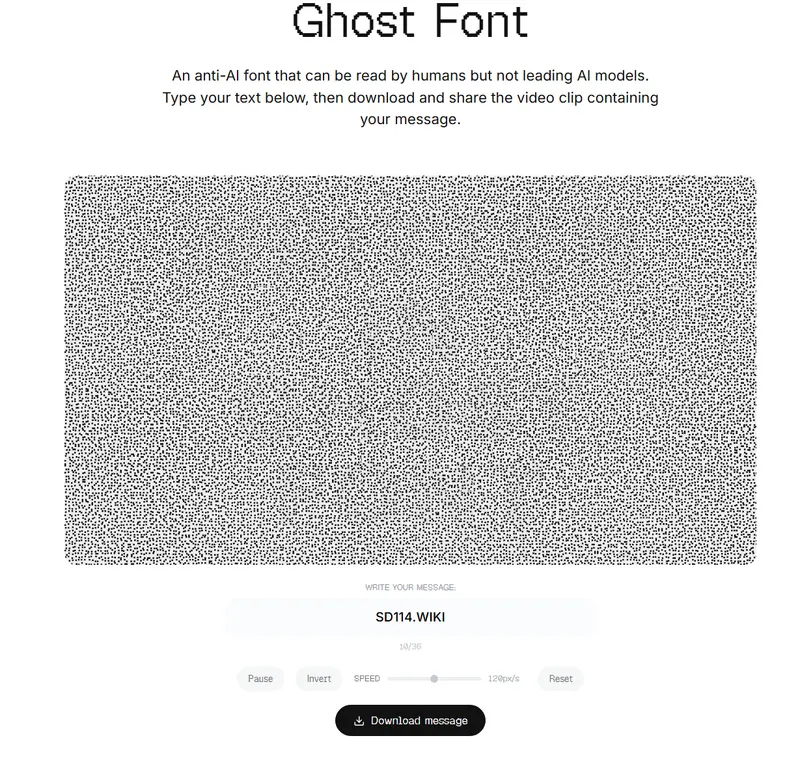 Ghost Font