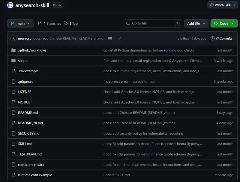 AnySearch Skill