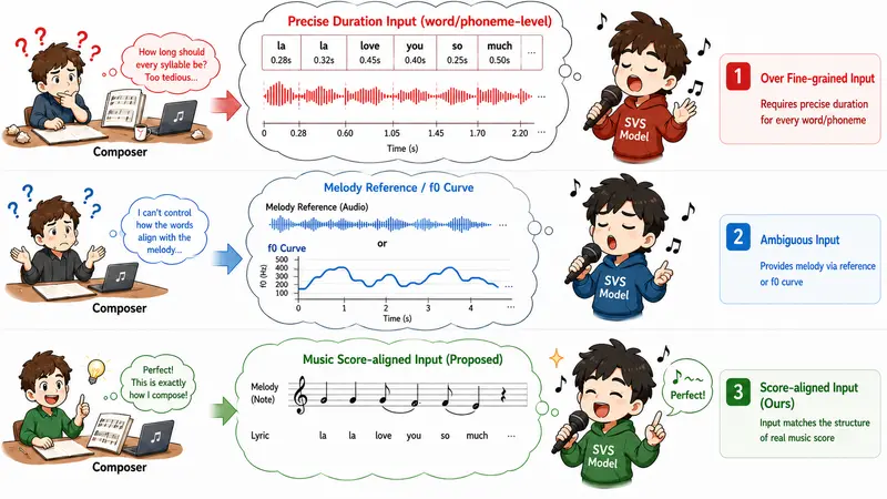 VocalRender:乐谱即歌声,通过交错表示实现自然的转音与情感表达
