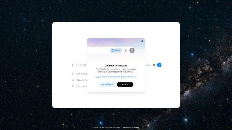 OpenAI 更新 ChatGPT 默认模型：免费版获无限制使用GPT-5.6 Luna，付费版引入推理强度滑块