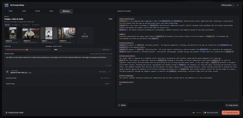 ComfyUI MiniMax H3 Prompt Writer:本地多模态提示词生成扩展,Gemma 4驱动零云端依赖