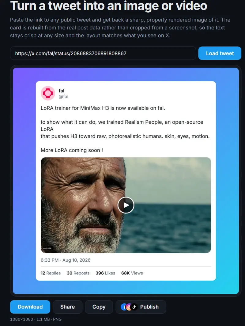 Tweet
