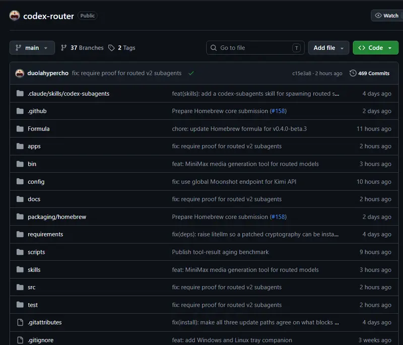 Codex Router