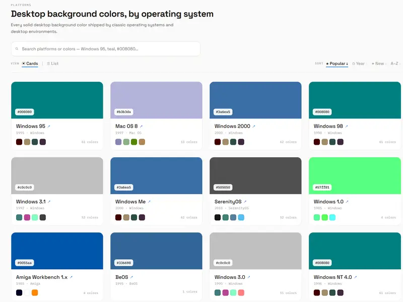 Desktopcolors