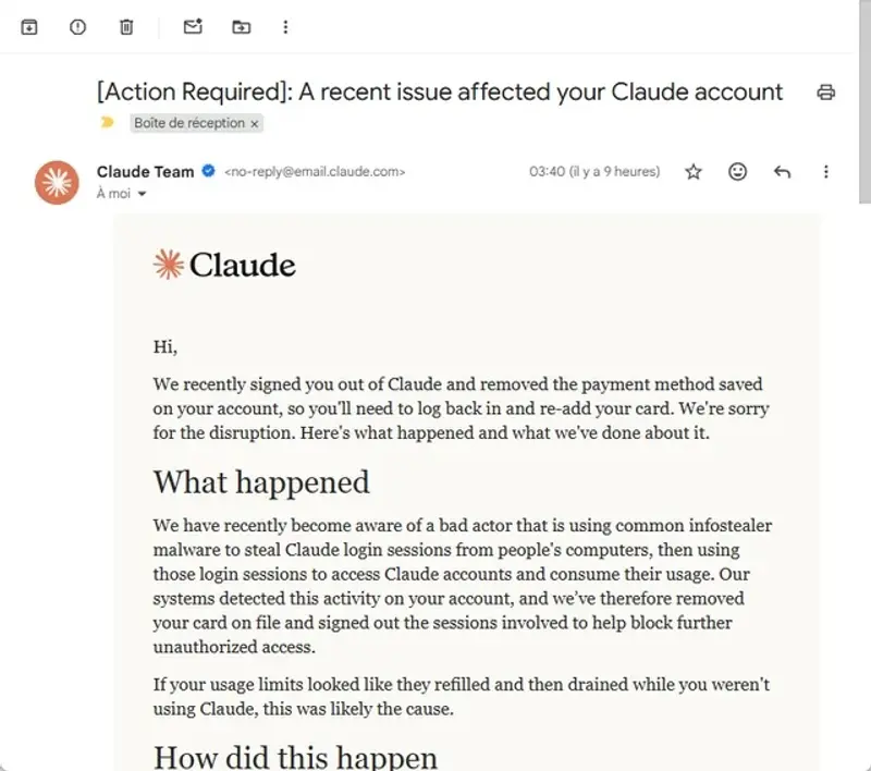 警惕会话劫持！窃取Cookie恶意软件正在盗刷你的Claude账户额度