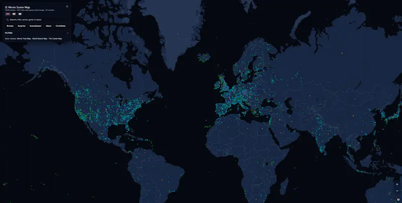 Movie Scene Map