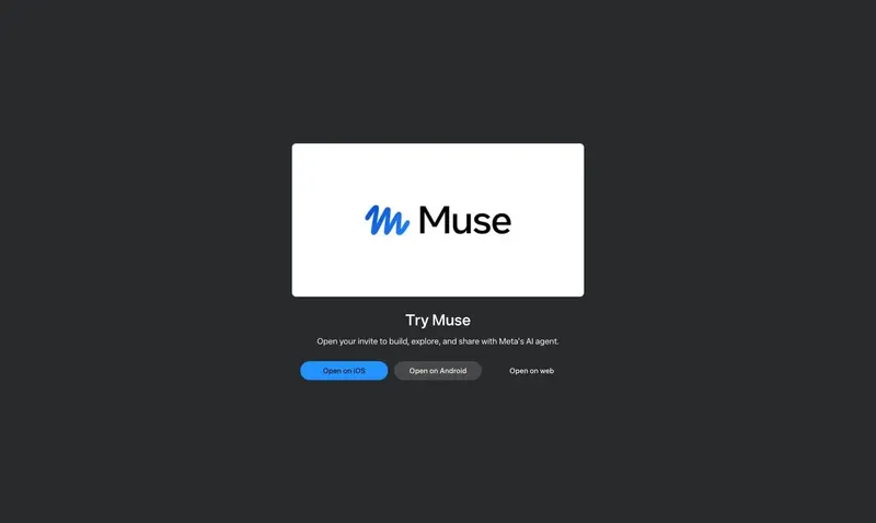 Meta Muse 进入封闭 Alpha 测试：支持邀请码分发，可代处理邮件、订票、消费审批
