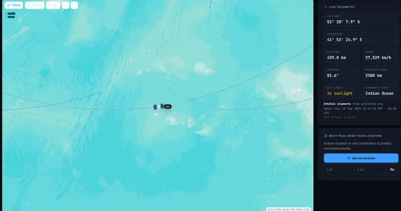 ISS Live Tracker