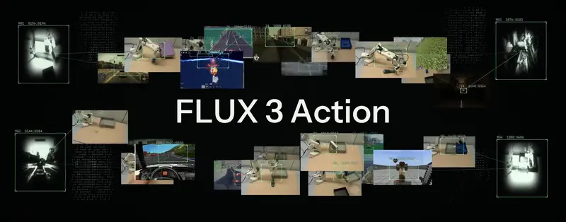 Black Forest Labs发布FLUX 3 Action：7B开放权重世界动作模型，RoboLab基准登顶