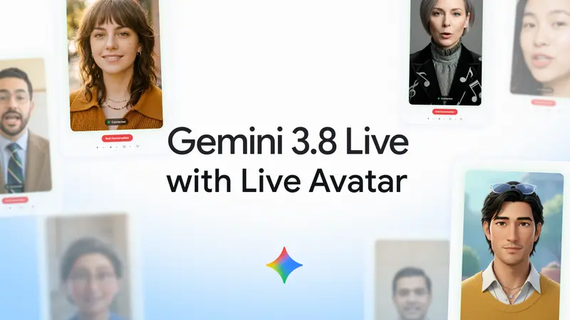 谷歌正式上线Gemini 3.8 Live + Live Avatar，企业级实时虚拟人对话智能体落地