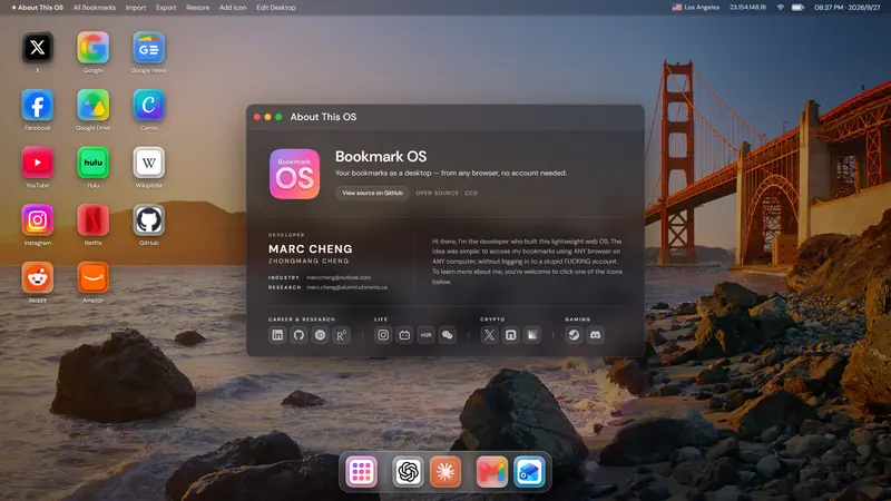 Bookmark OS
