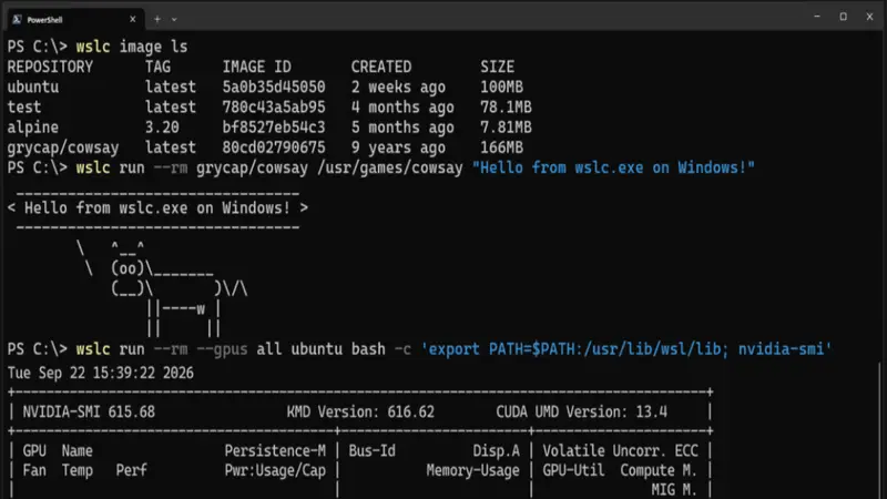微软正式推出Windows11 WSL容器，原生支持在WSL内构建管理Linux容器