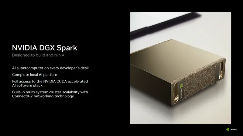 英伟达推出64GB DGX Spark：GB10机型起价4999美元，本地AI玩家新选择