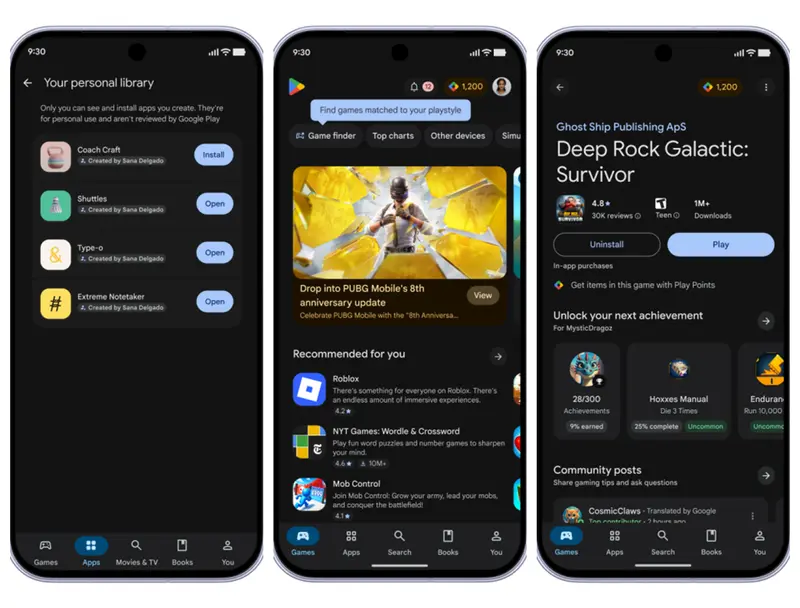 Google Play新增私密个人应用能力：AI生成的vibe-coded应用无需公开发布，仅自己可用