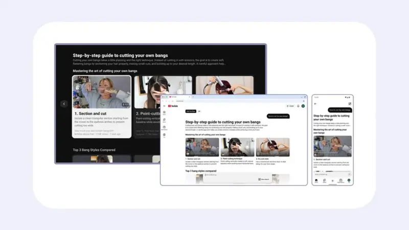 Ask YouTube对话式搜索落地移动端:支持自然语言提问+多轮追问,美国全渠道上线