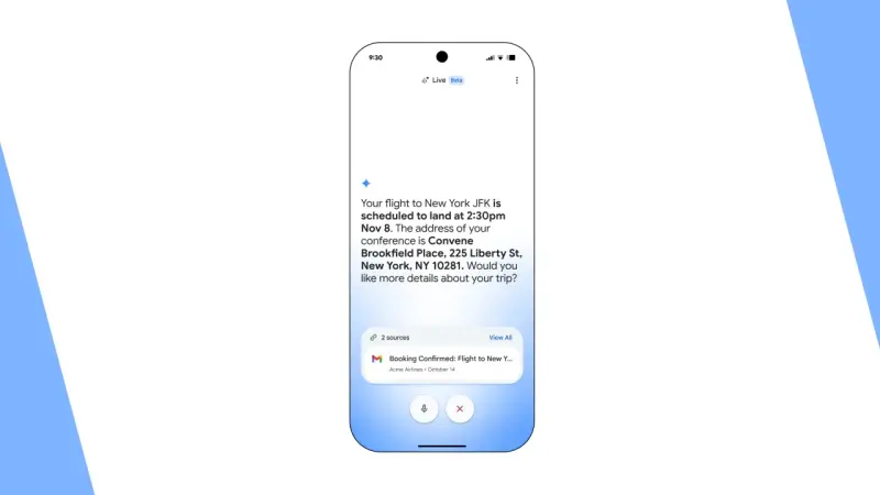 谷歌面向付费Workspace默认开启Gmail Live语音搜索:Gemini驱动,可语音查询邮件内容