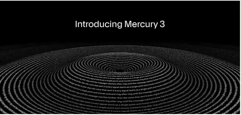 Inception 发布 Mercury 3：基于扩散架构的 LLM，推理速度超 1000 token/s