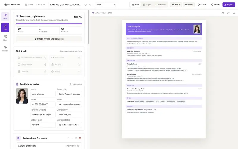 Open Resume
